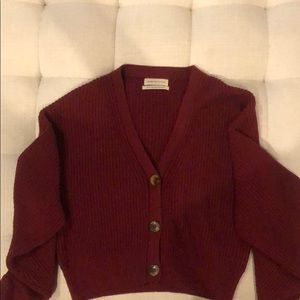 Urban Outfitters Wine Colored Sweater